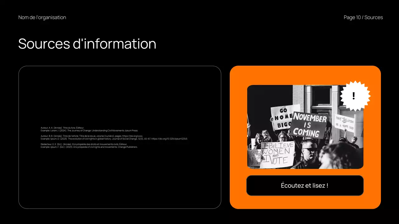 Présentation du matériel de classe tendance et audacieuse