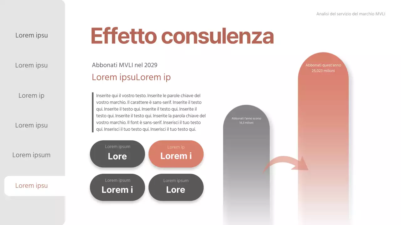 Rapporto di consulenza pulito rosa-beige sfumato