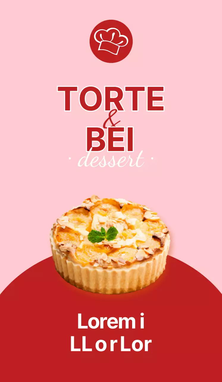 Werben Sie für einen herben Shop mit einem klaren Stil, der mit Pink und Rot auffällt