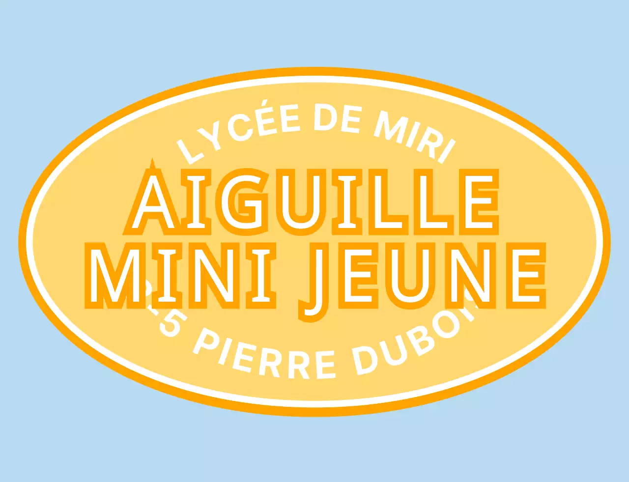 T-shirt bleu ciel pastel de l'équipe de l'école