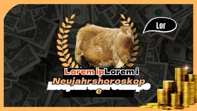 Neujahr 2021 Horoskop in Gold