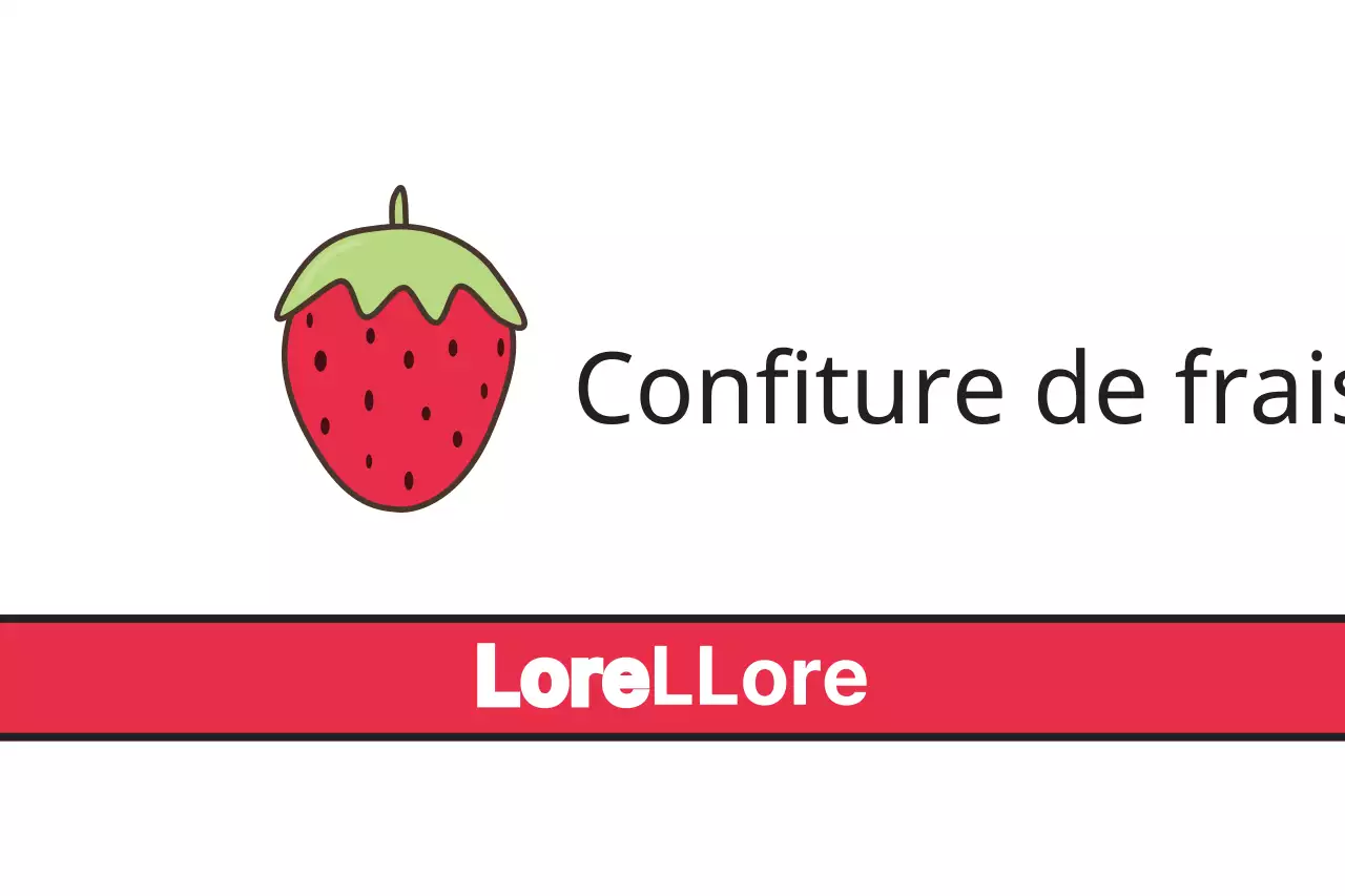 Confiture de fraises