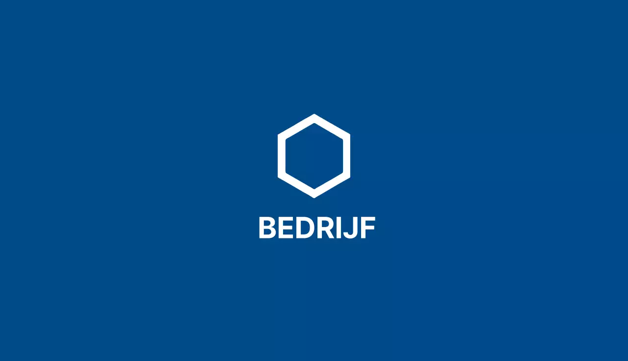 Blauwe illustratie schoon bedrijf