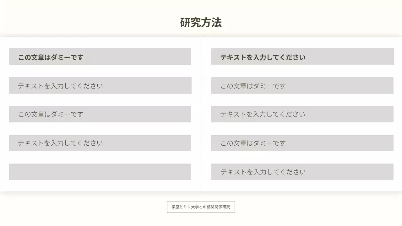 白 シンプル 学術 プレゼンテーション