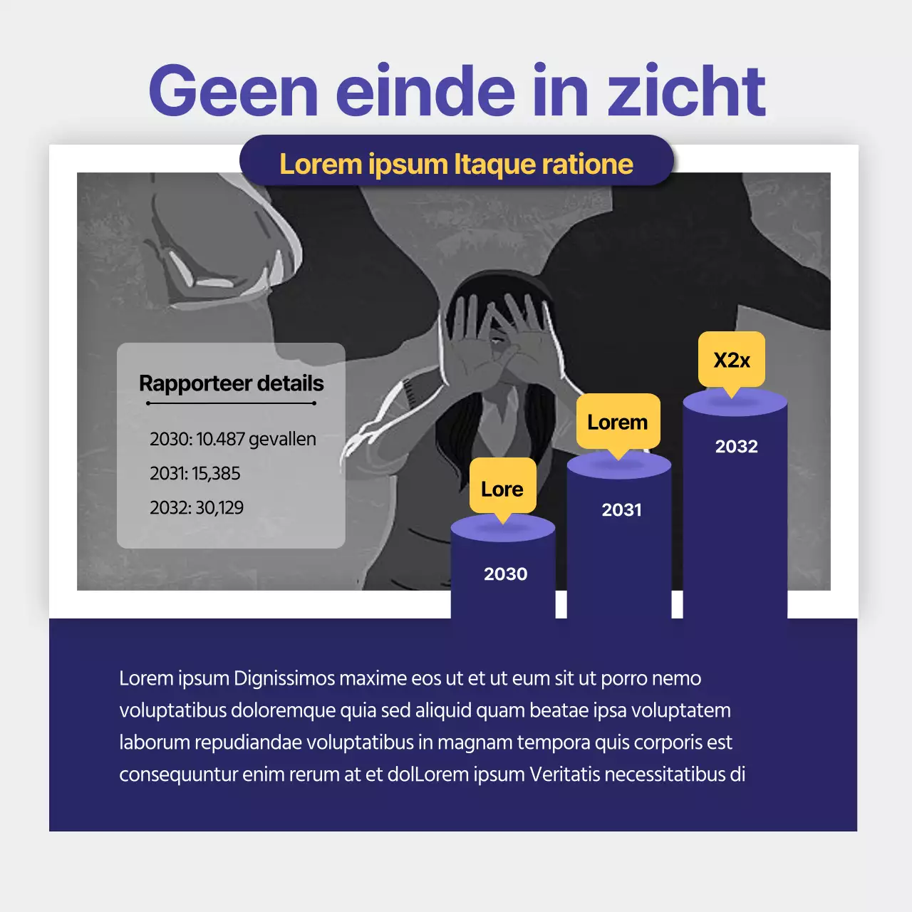 Een campagne voor sociale doelen met een blauwe twist