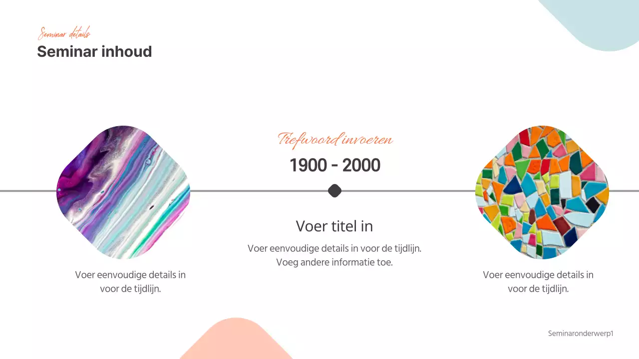 Presentaties voor seminars