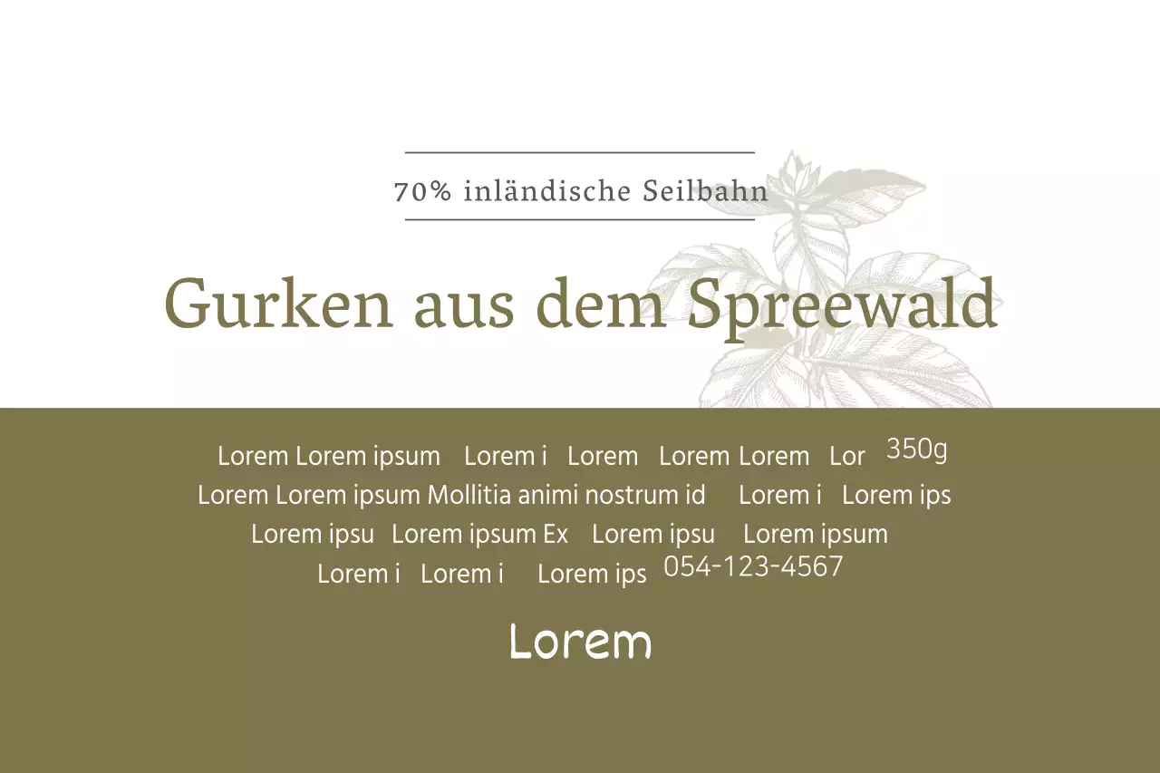 Essiggurken aus Gondre