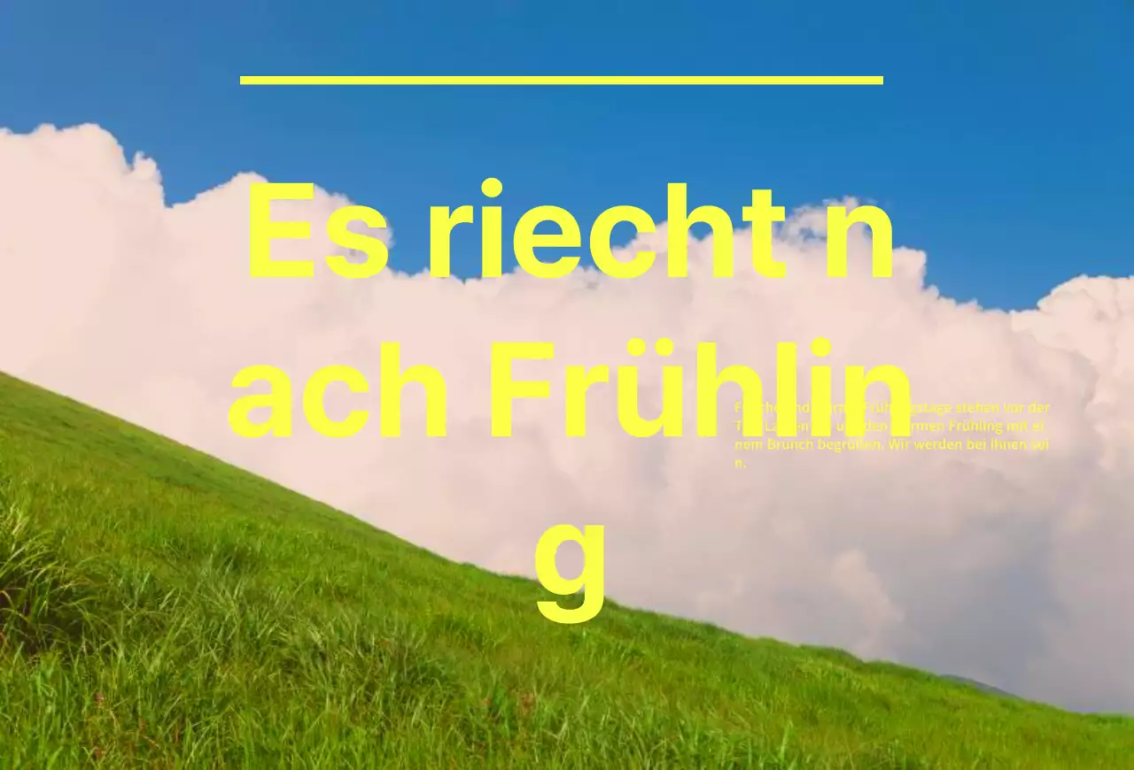 Gestalten Sie ein Hintergrundfoto mit einem warmen Frühlingskonzept