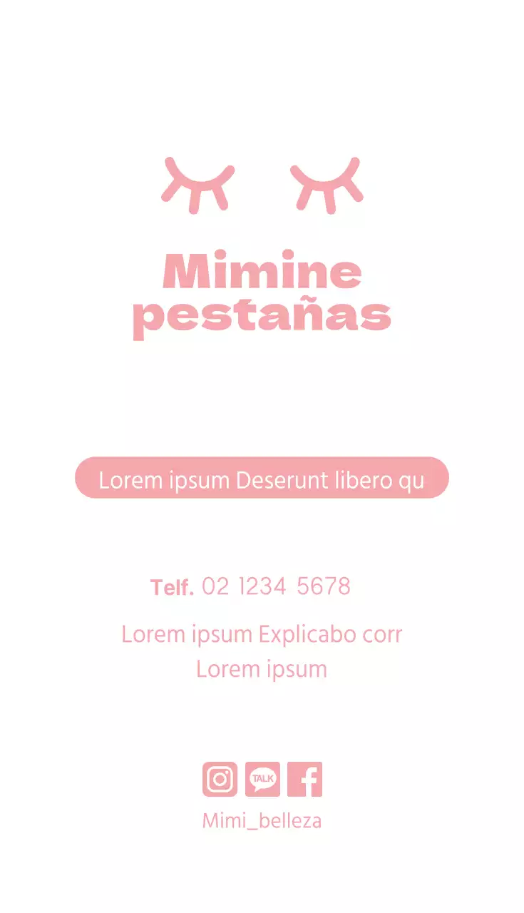 Pestañas Mimine