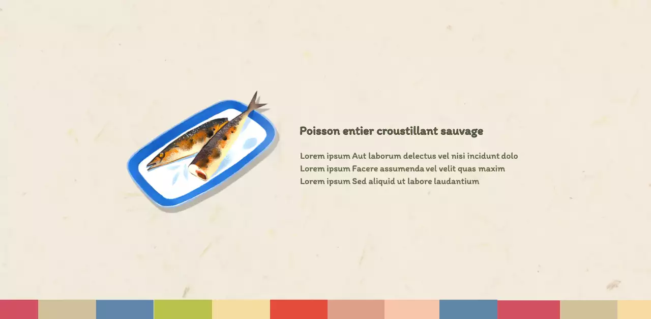 Calendrier des coupons de restaurants coréens traditionnels en beige et marron