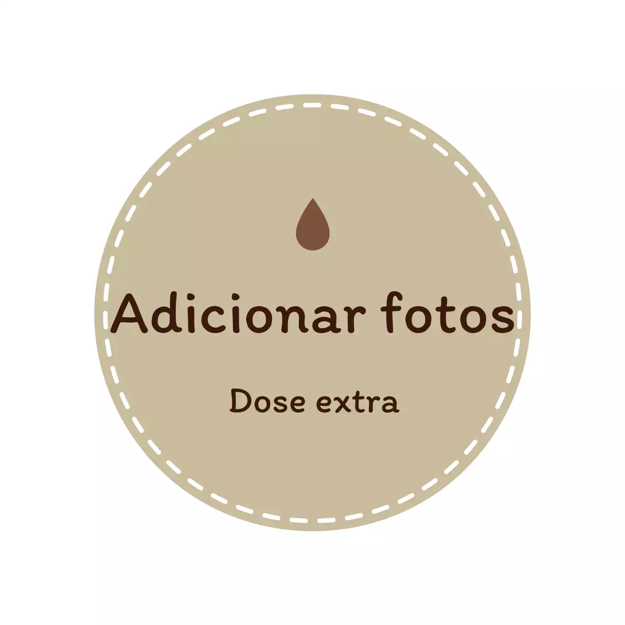 Uma marca de café bege e castanha com um estilo emocional