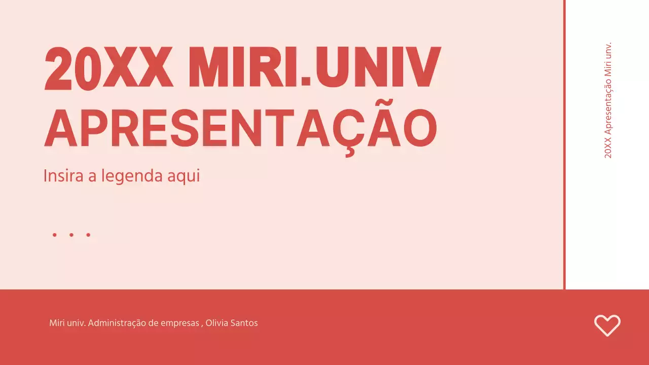Apresentação do coração