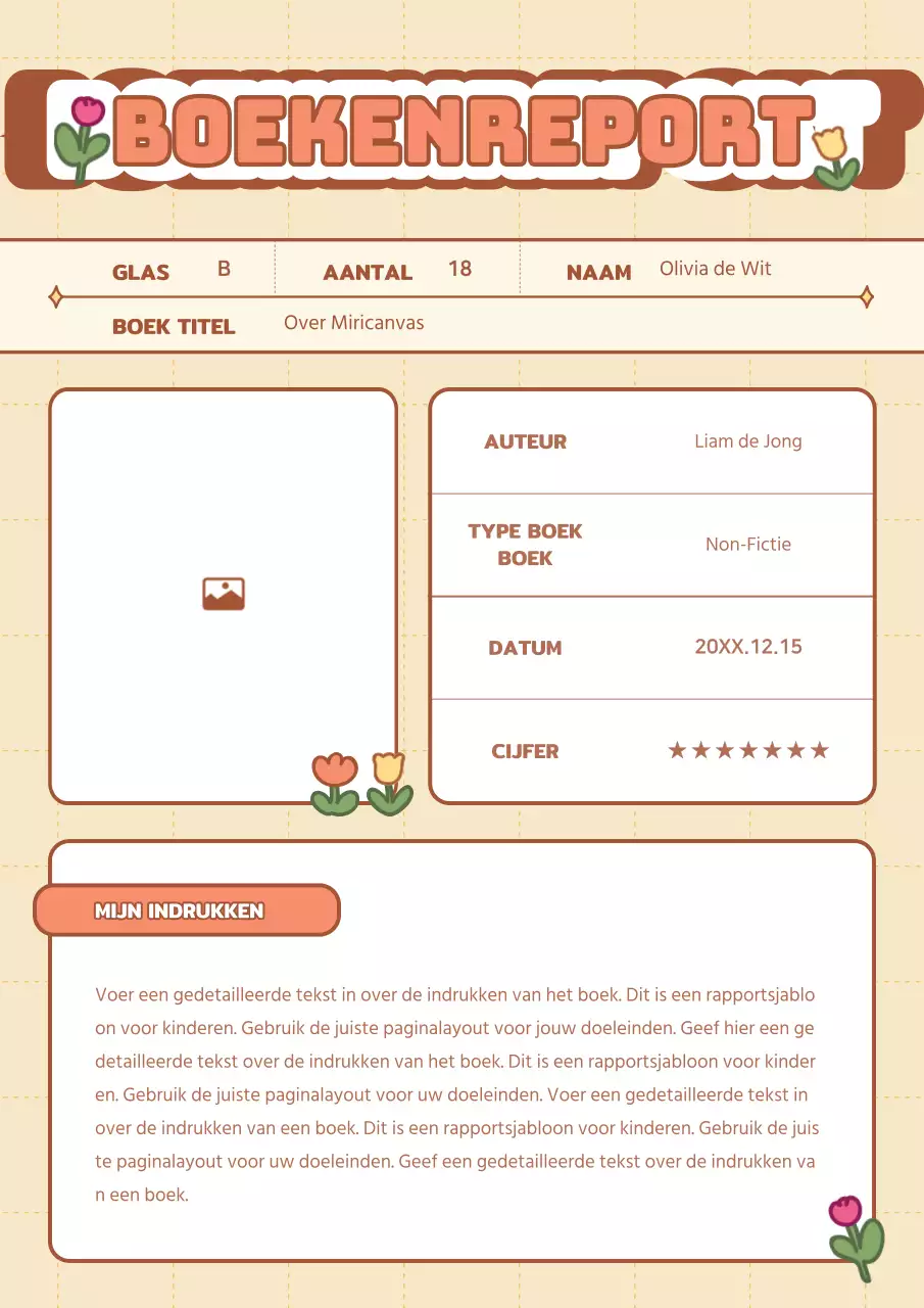 Rapporten over ervaringsleren met leuke illustraties