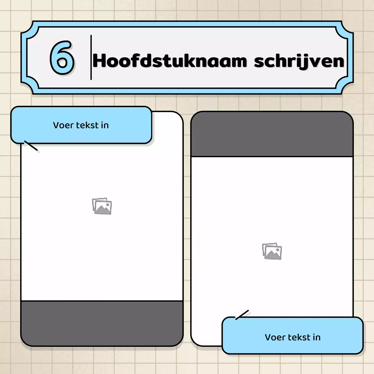 Lichtblauwe en gele tekstballonnen en schattige illustratiestijl