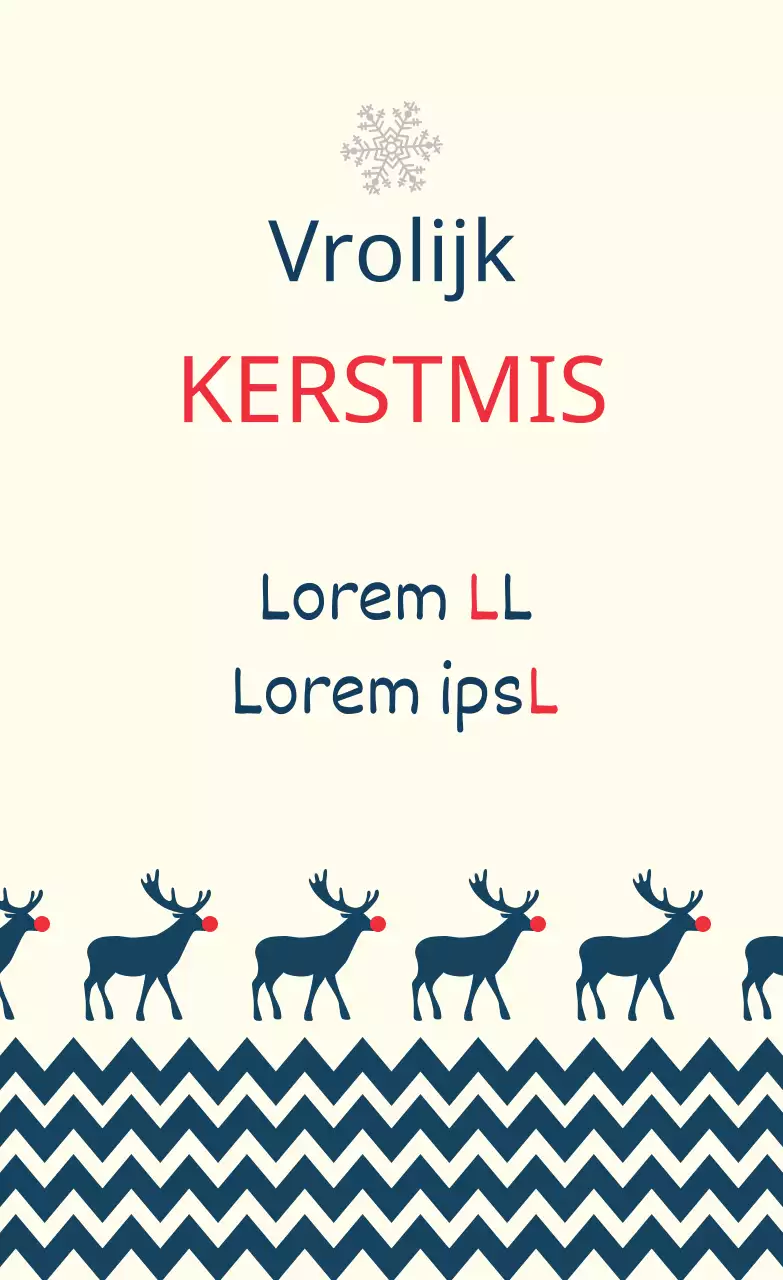 Ivoor marineblauw geïllustreerde kerstetiketten