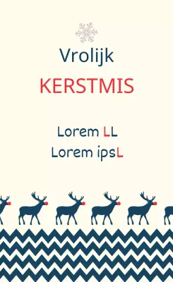 Ivoor marineblauw geïllustreerde kerstetiketten