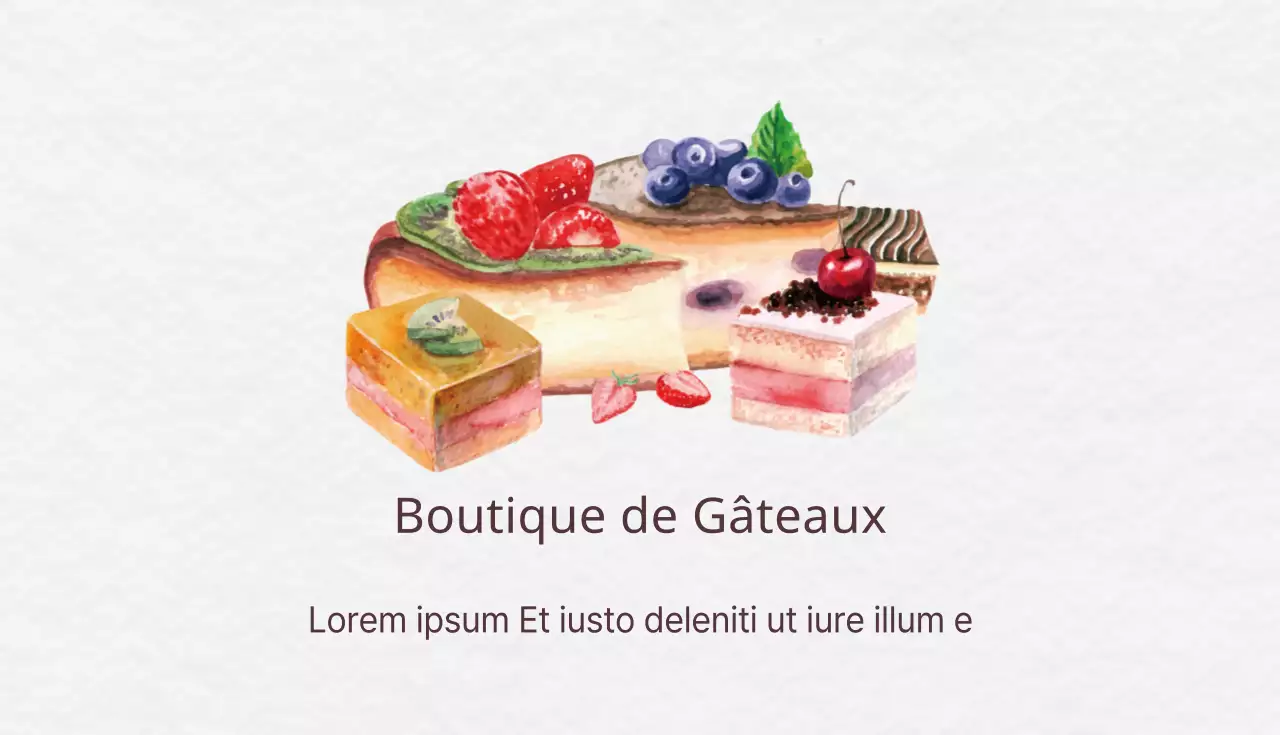 Boutique de gâteaux