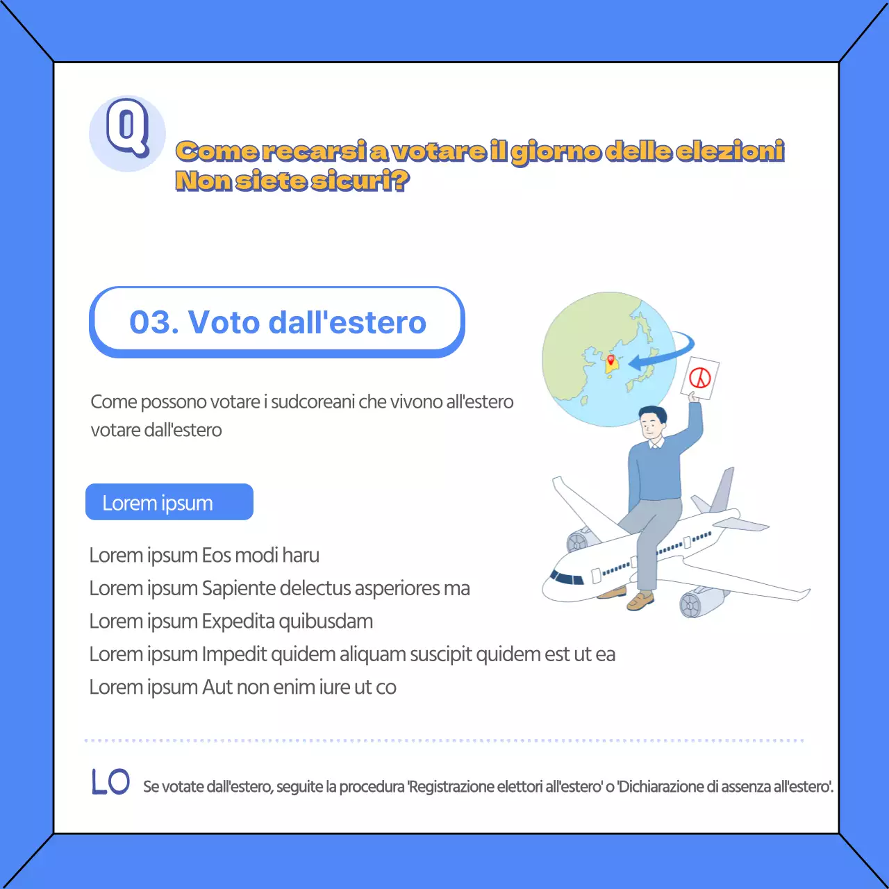 L'elezione presidenziale in blu: quali poteri ha il Presidente? Votare alle 20esime elezioni presidenziali