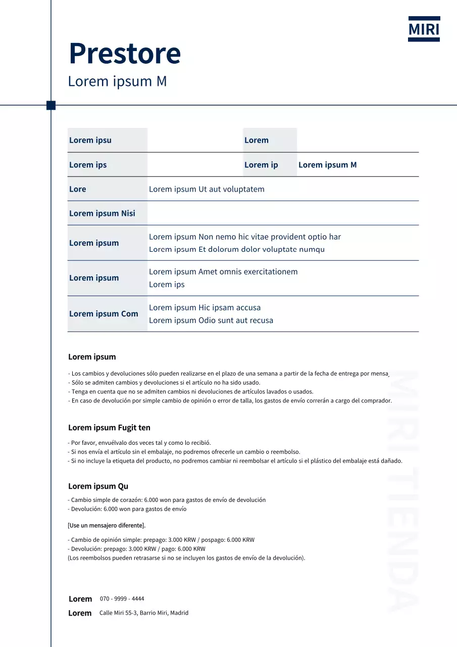 Formato del documento de solicitud de devolución de cambio limpio de Navy Line