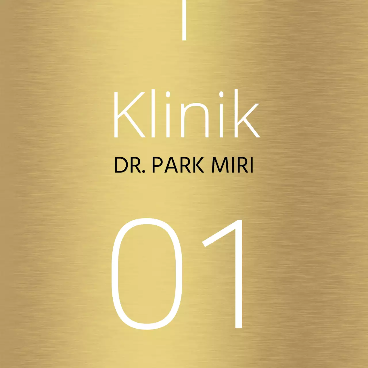 Einfache Gestaltung des Ortsführers mit weißen Linien und Ortsnamen von Krankenhäusern