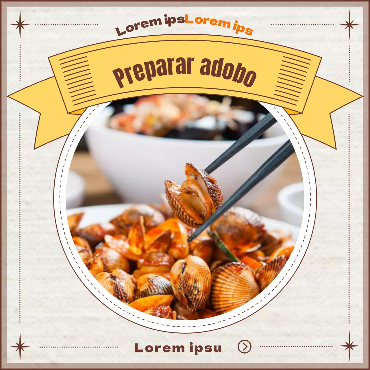 Receta de adobo de cerdo en amarillo