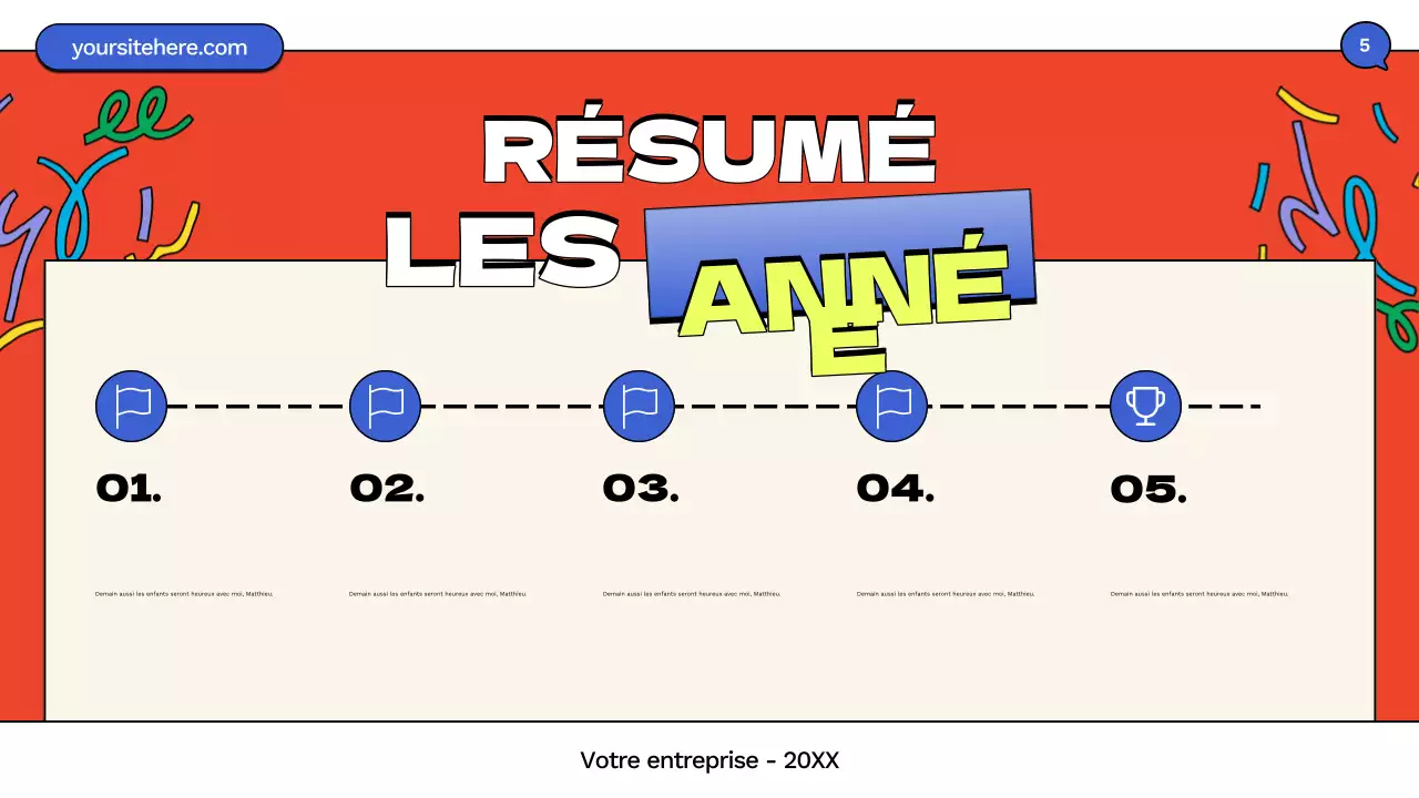 présentation de la bande dessinée bleue pour le nouvel an