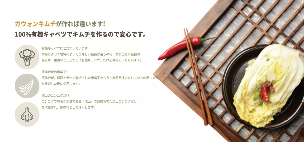 ガウォンキムチ新メニュー発売チケット