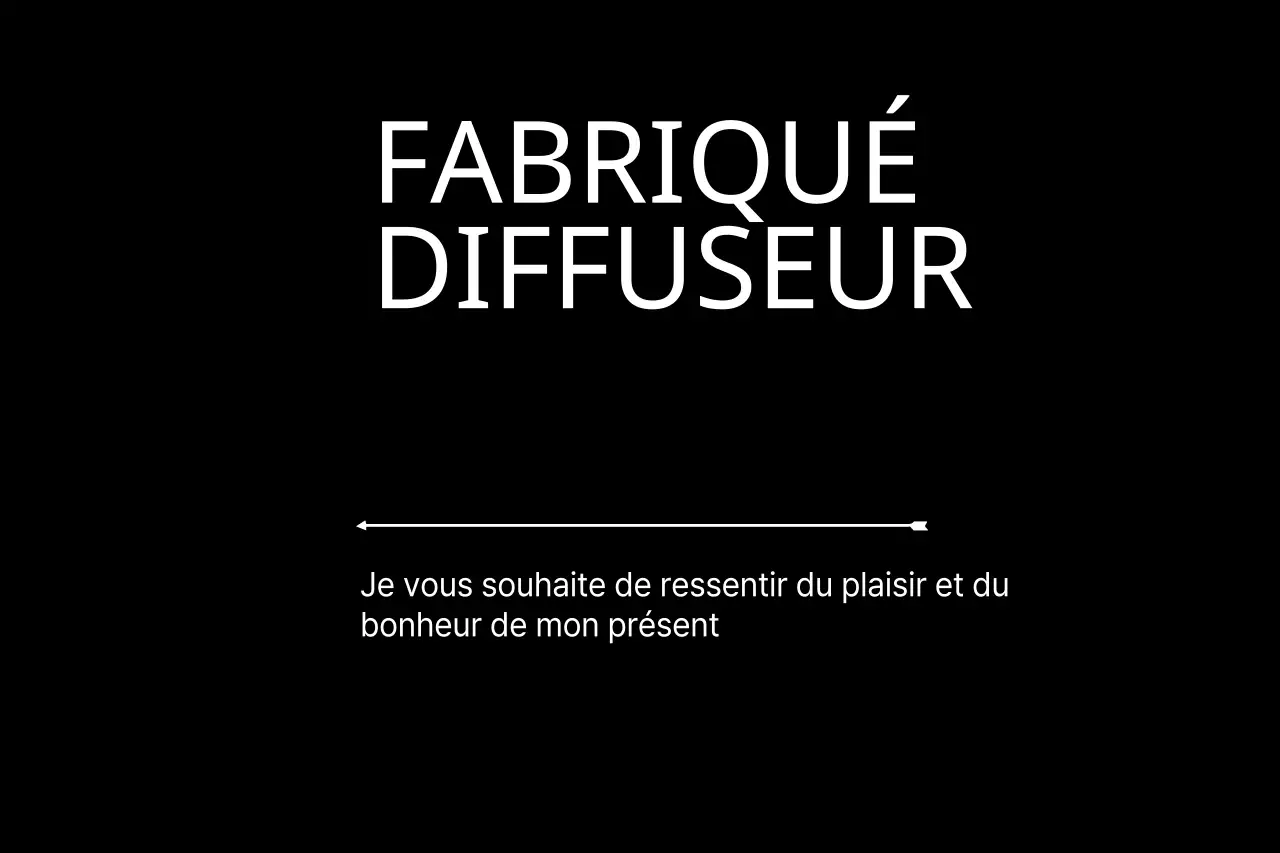 DIFFUSEUR FAIT MAIN