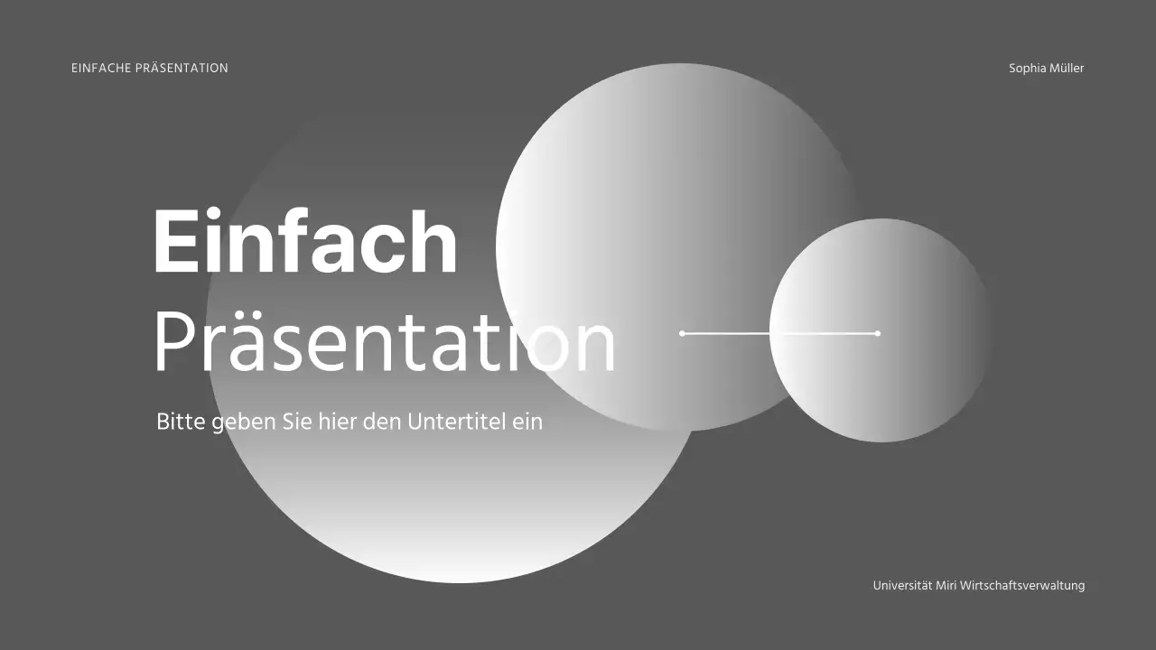 Einfache Präsentationen