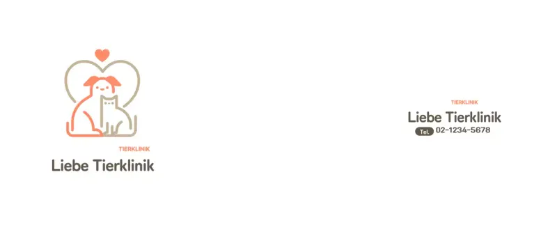 Weißes einfaches Tierarztlogo Tierarztbecher