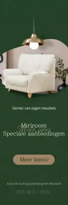 Bespaar op interieurs in groen en bruin