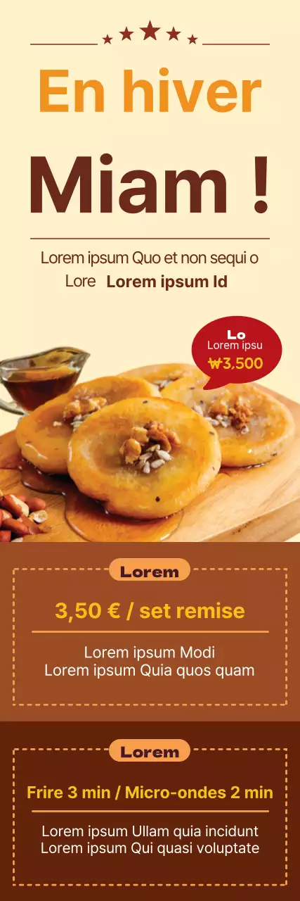 Événement "Honey Bun" à l'orange