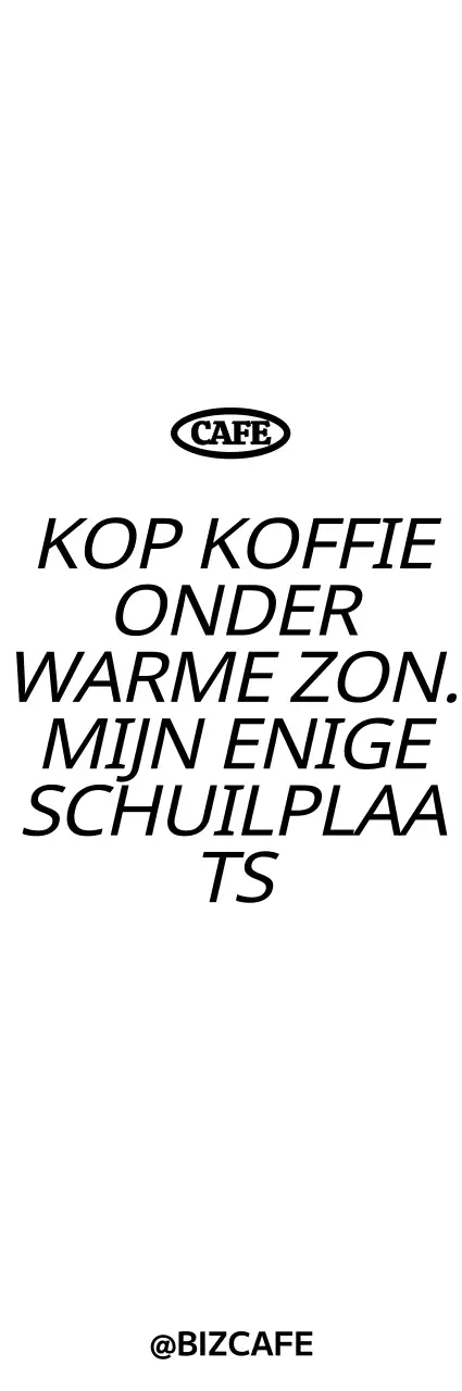 Voor leuke en hippe koffiepotten en cafe-artikelen in handkarakterstijl