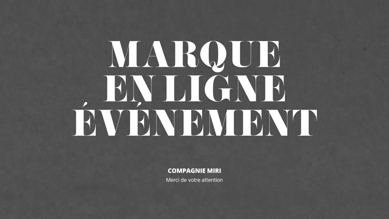 Proposition d'un événement en ligne pour promouvoir les chaînes de la famille Grey