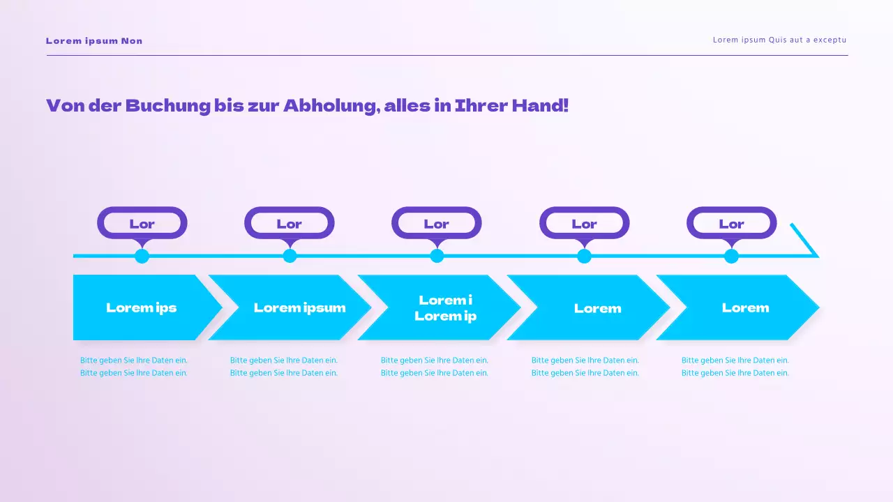 Einführung der lila Himmel einfache Versandlösung Lieferung
