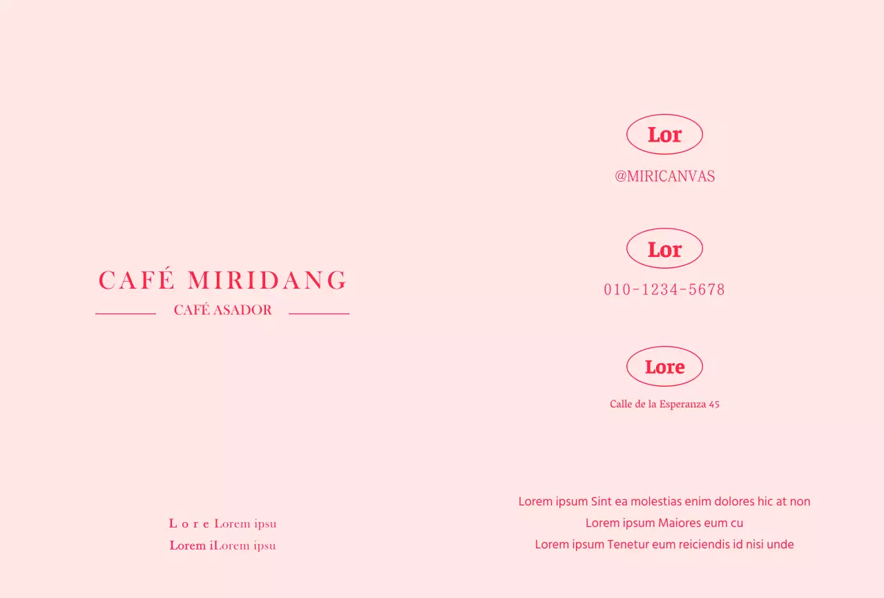 Promociona una cafetería con una emotiva foto en rosa