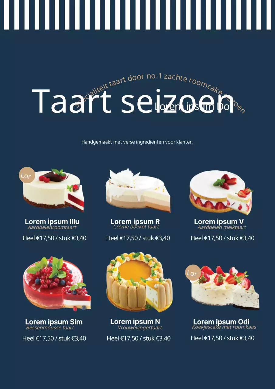 Europese stijl fancy cake suggesties