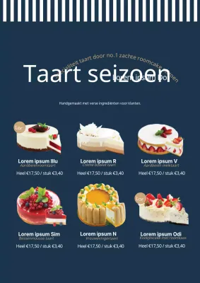 Europese stijl fancy cake suggesties