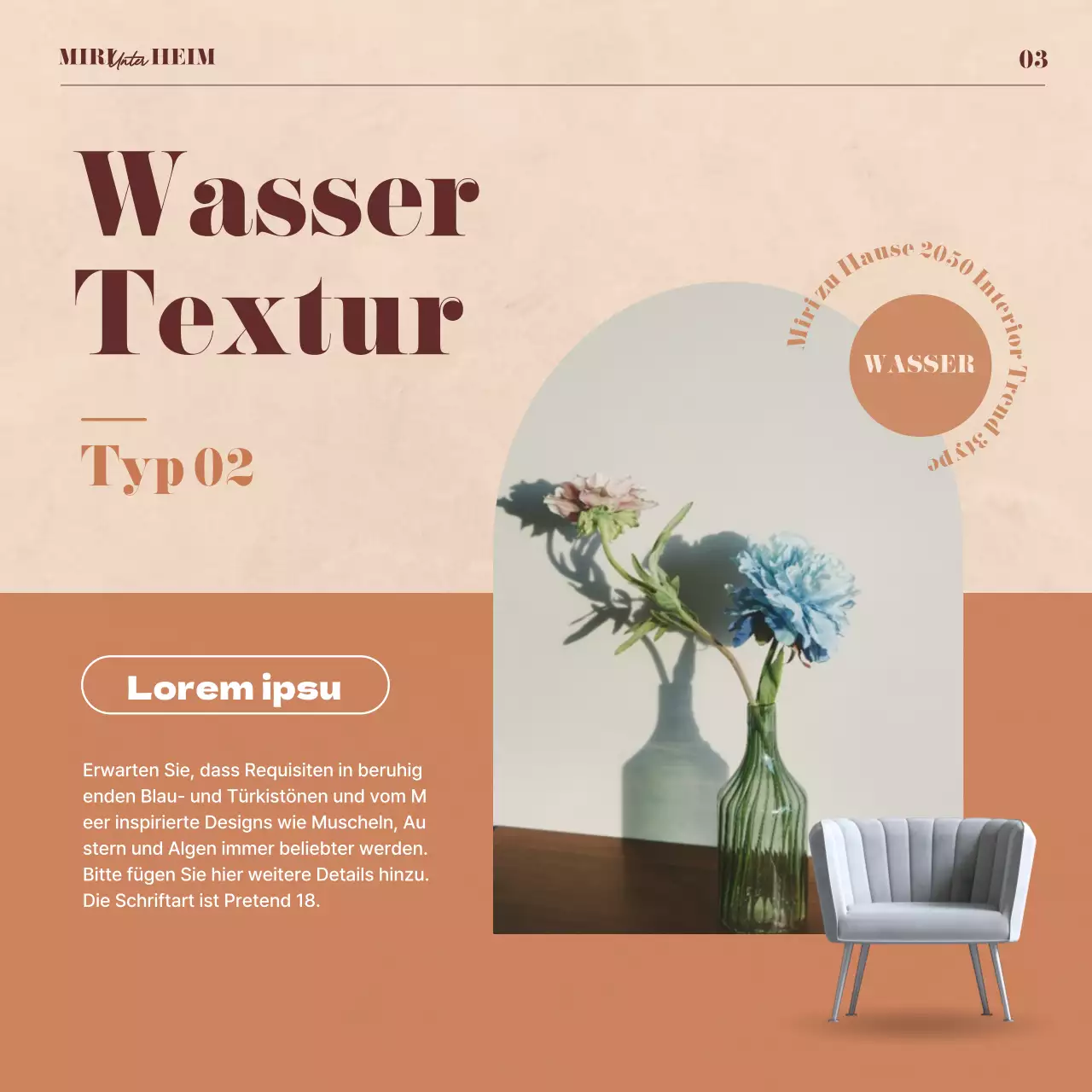 Trends für die Inneneinrichtung in Beige