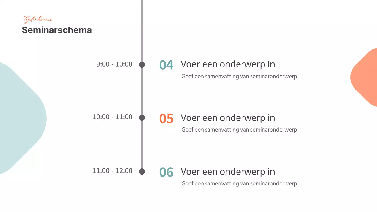 Presentaties voor seminars