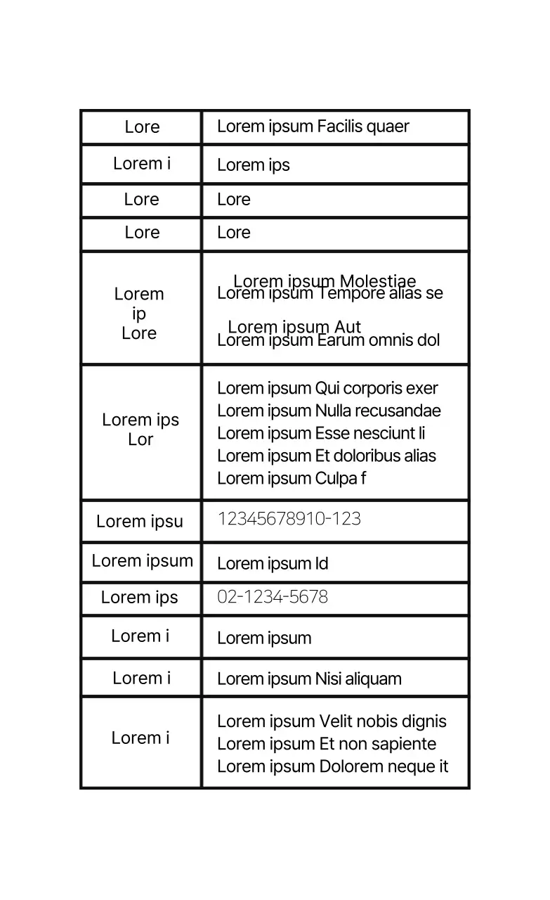 Étiquette alimentaire simple à ligne blanche