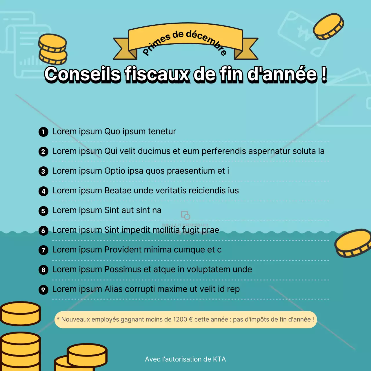 Conseils fiscaux de fin d'année de Mint Colour contenu des médias sociaux