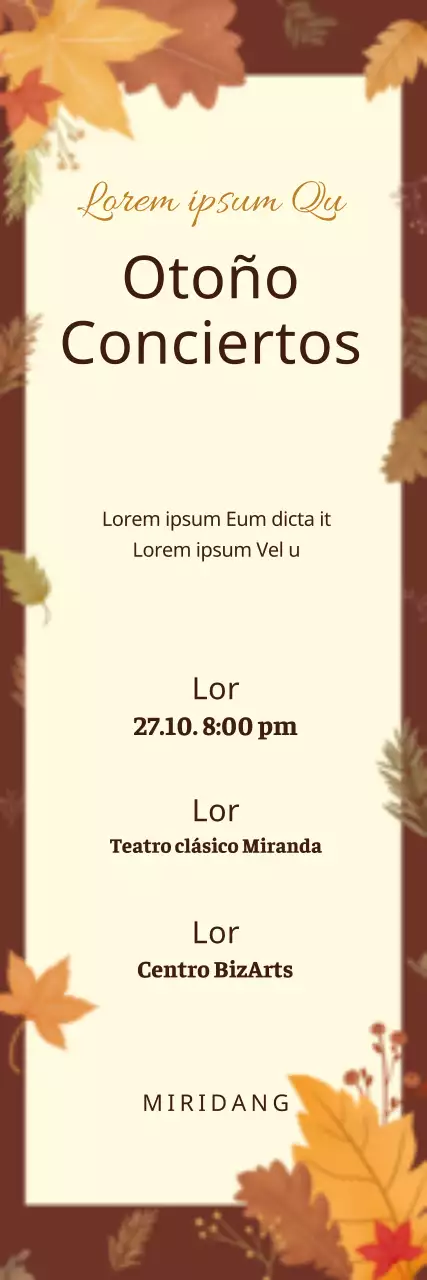 Concierto de otoño_Serial Banner