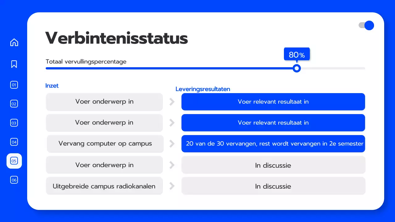 Universitaire convocatie in blauw 3D