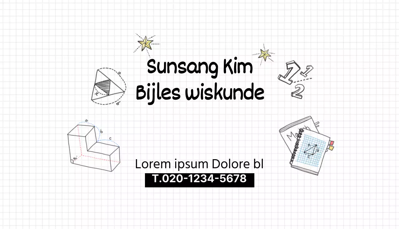 Sunsang Kim Bijles wiskunde