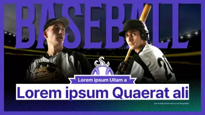 Baseball-Spieler Match-Konzept Baseball-Spiel-Thema mit einer majestätischen Atmosphäre in indigo lila