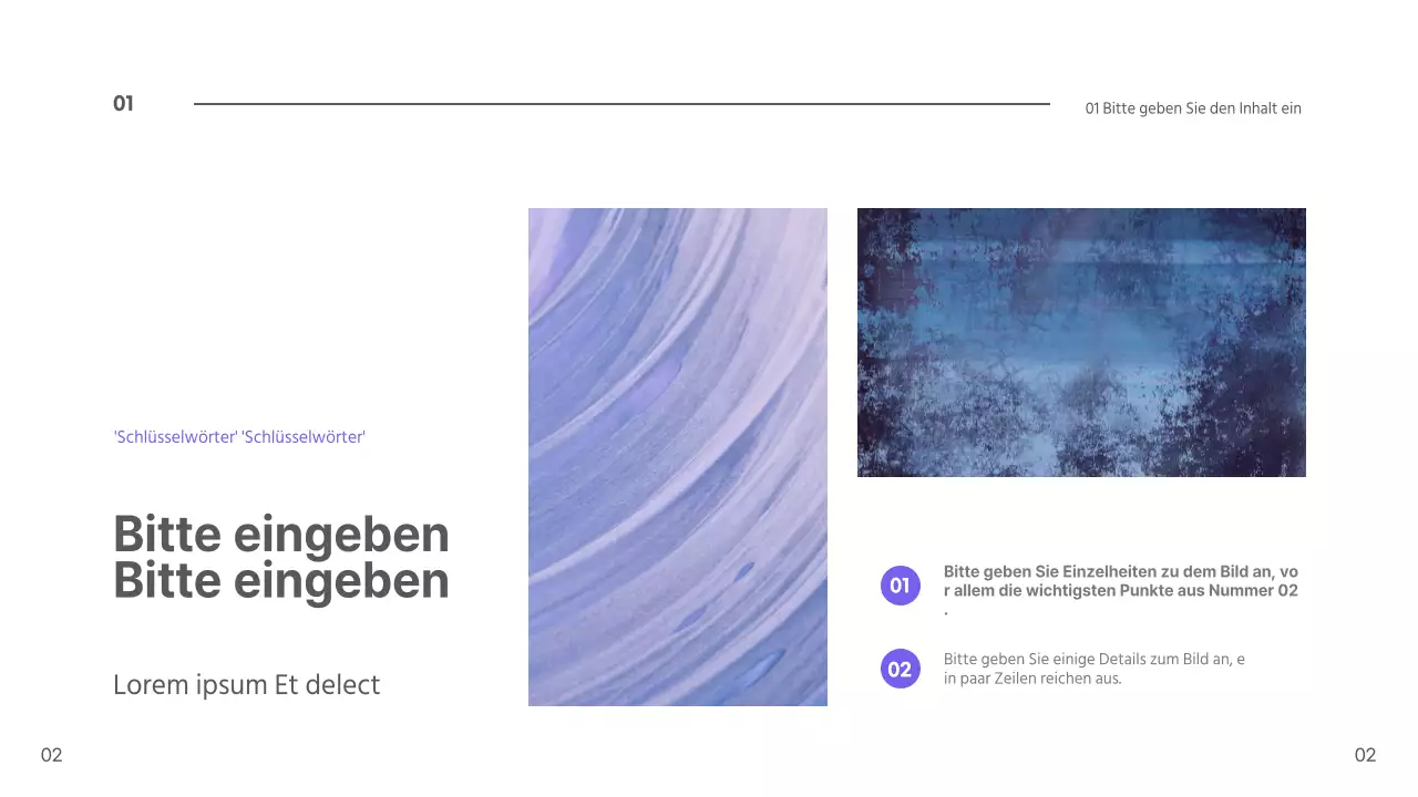 Blaubeer-Präsentation