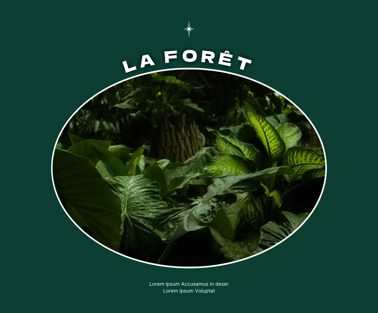 Concept de cadre émotionnel en vert foncé et blanc pour des marchandises personnalisées