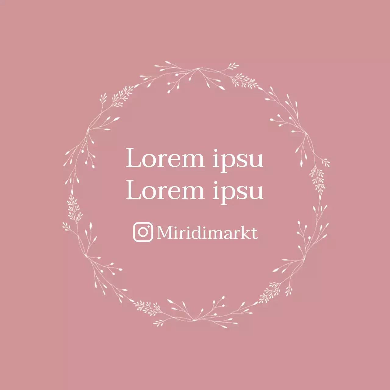 Roze geïllustreerde labels