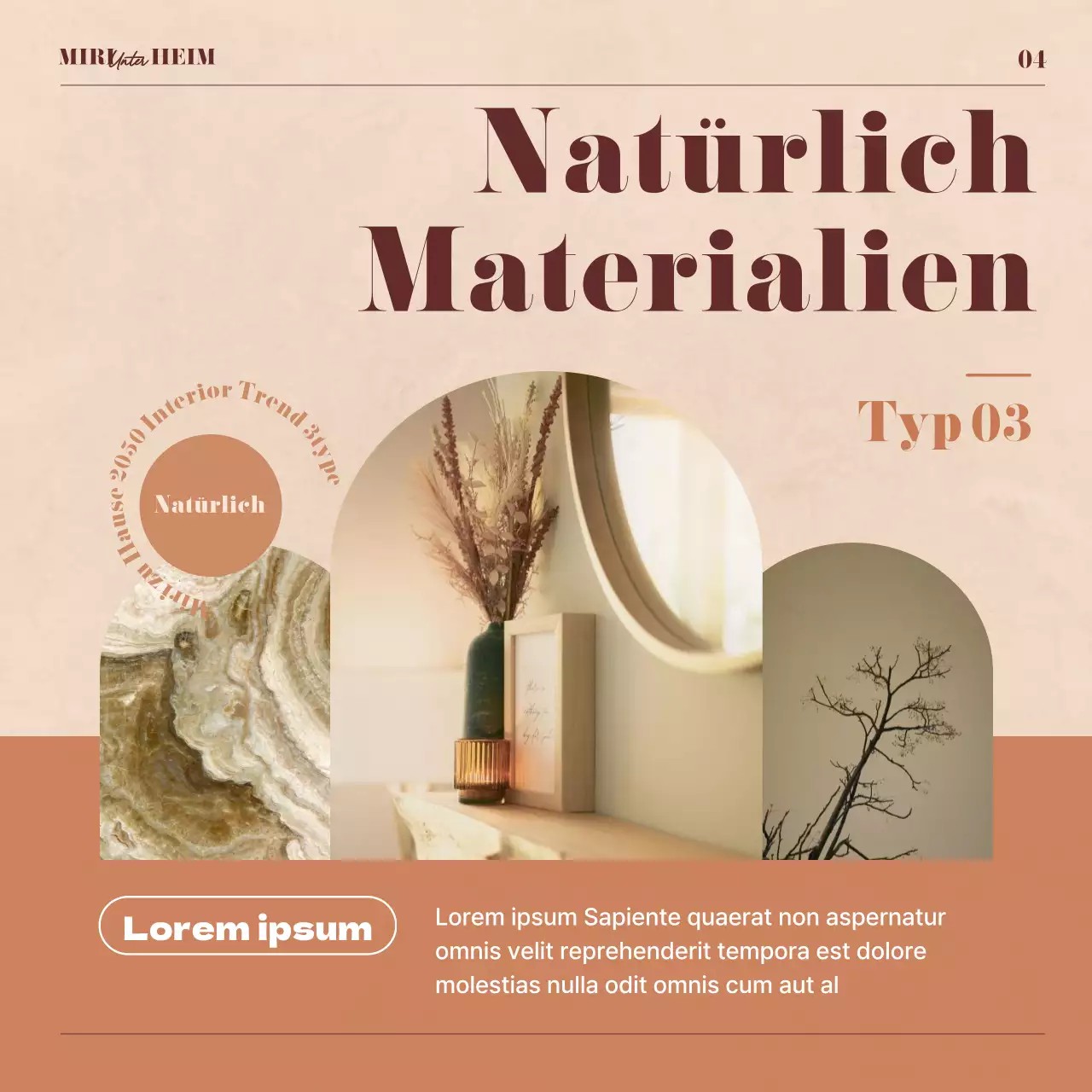 Trends für die Inneneinrichtung in Beige